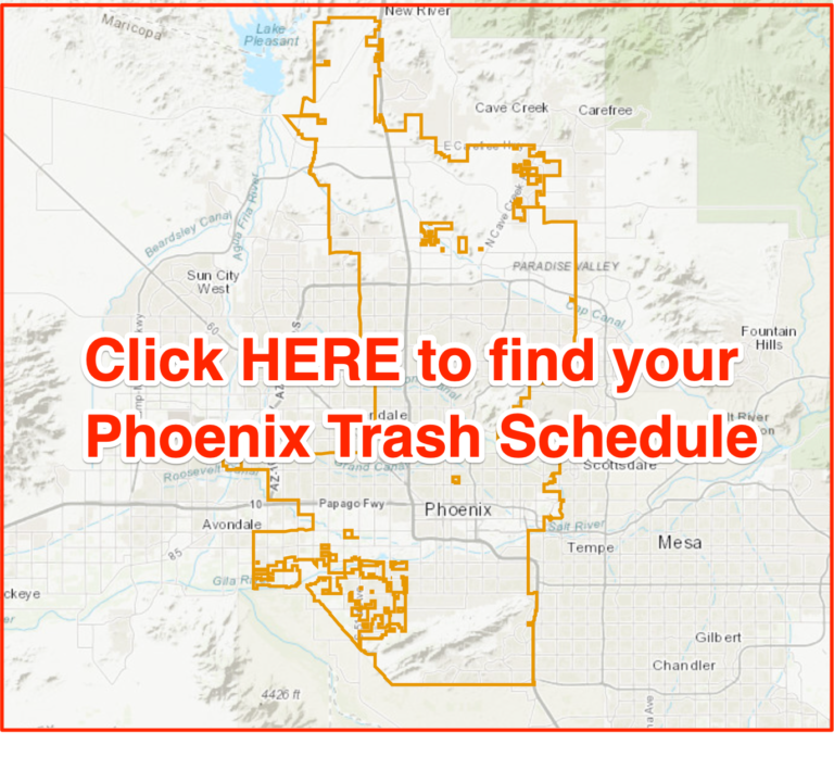 Phoenix Trash Schedule 2023 (Bulk Pickup, Holidays, Recycling)