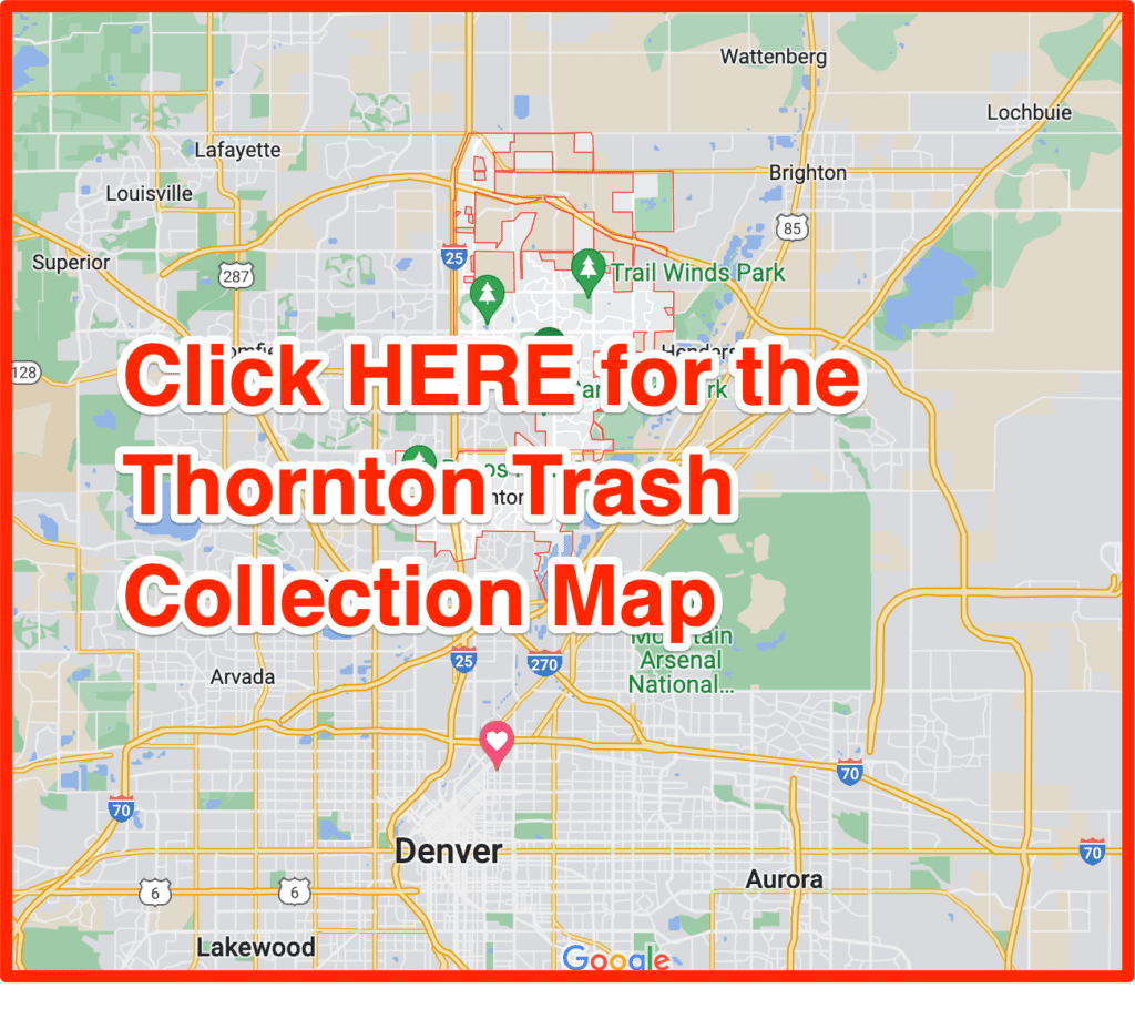 Thornton Trash Collection Map