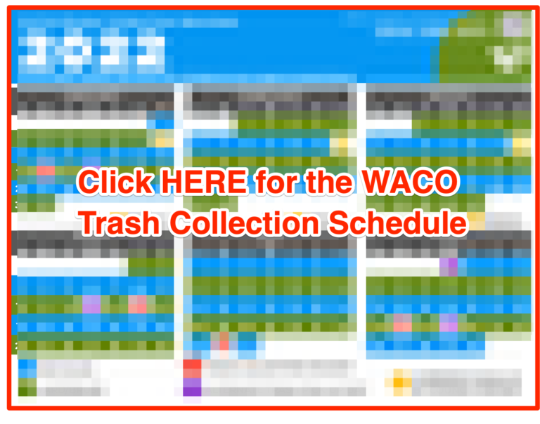 City Of Waco Trash Schedule 2024 - Merle Janenna