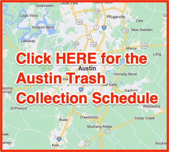 Austin Trash collection schedule map
