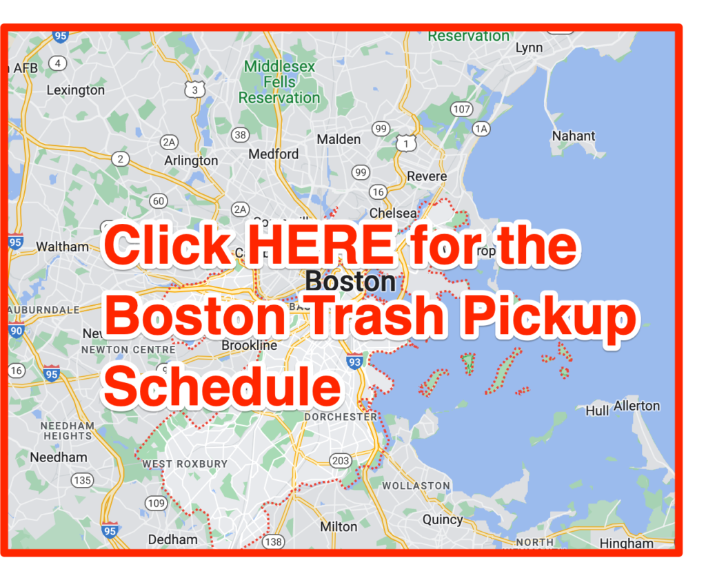 Boston Trash Schedule 2024 (Bulk Pickup, Holidays, Maps)