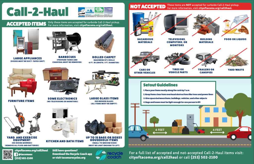 Tacoma Garbage Schedule 2023 (Bulk Pickup, Holidays, Maps) Tacoma Garbage Schedule 2023 (Bulk Pickup, Holidays, Maps)