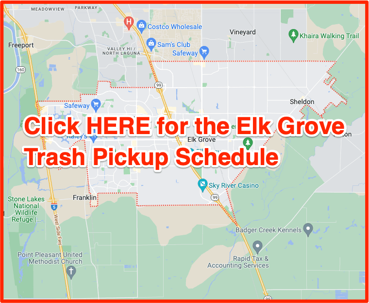 Elk Grove Trash Schedule 2024 (Bulk Pickup, Holidays, Maps)