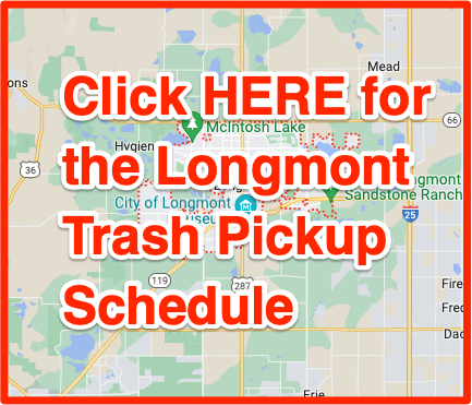 Longmont Trash Pickup schedule map
