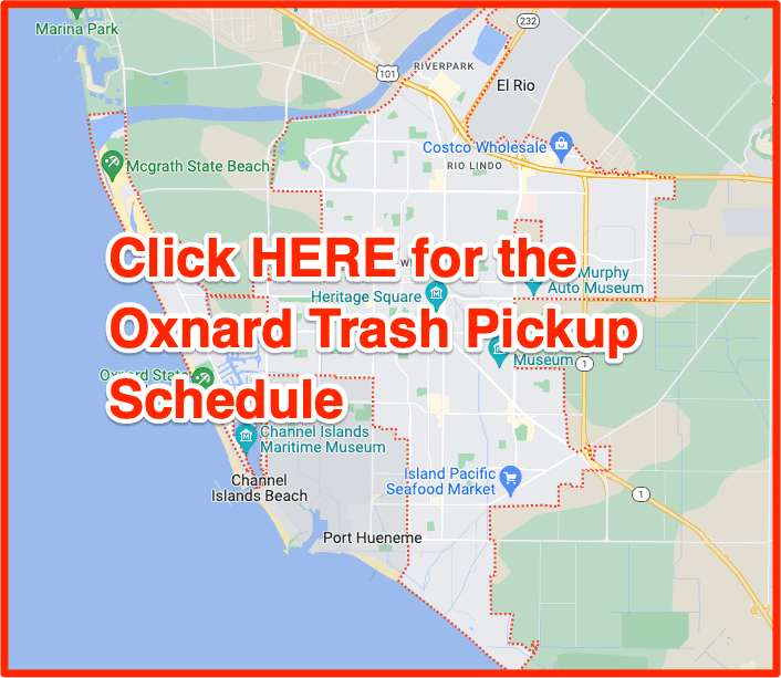 Oxnard Trash Schedule 2023 (Bulk Pickup, Holidays, Maps)