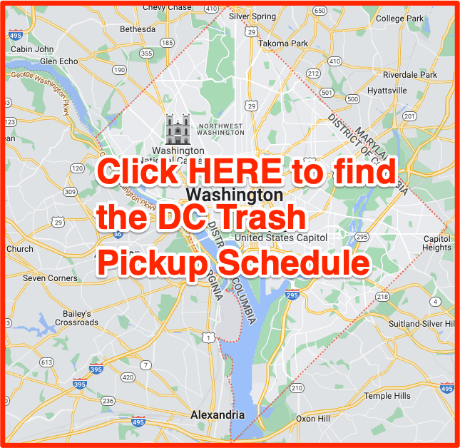washington trash pickup schedule map