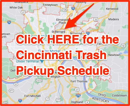 Cincinnati trash pickup schedule
