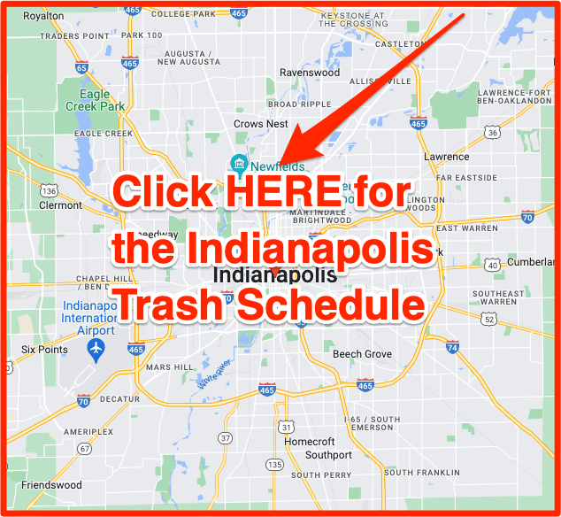 Indianapolis trash pickup schedule map