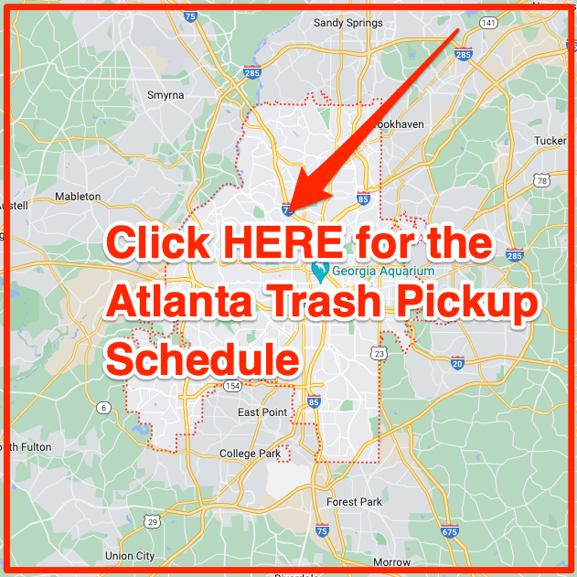 Atlanta Trash pickup schedule