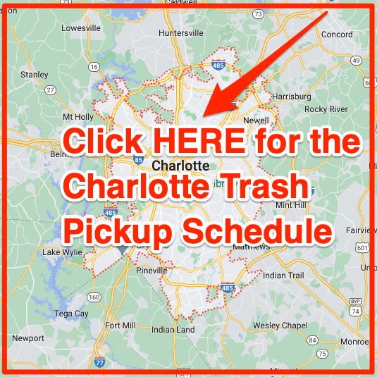 Charlotte Trash pickup schedule map
