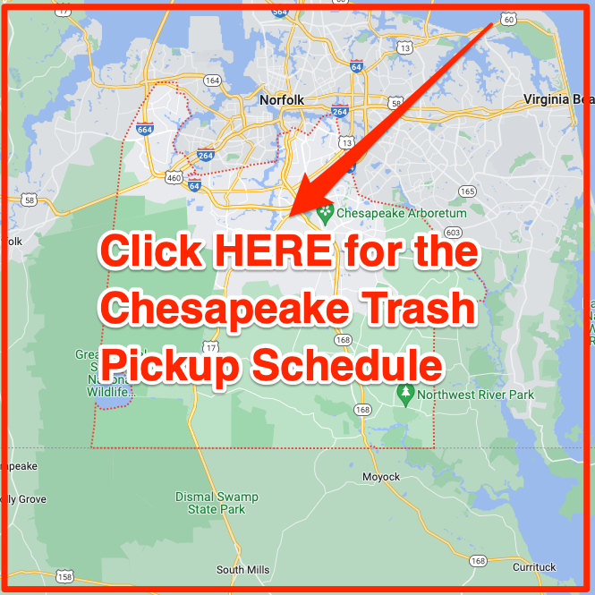 Chesapeake Trash Pickup Schedule