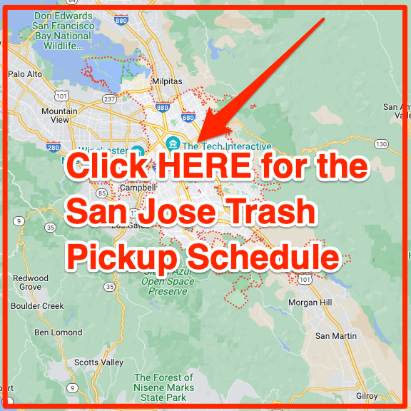 San Jose Trash pickup schedule