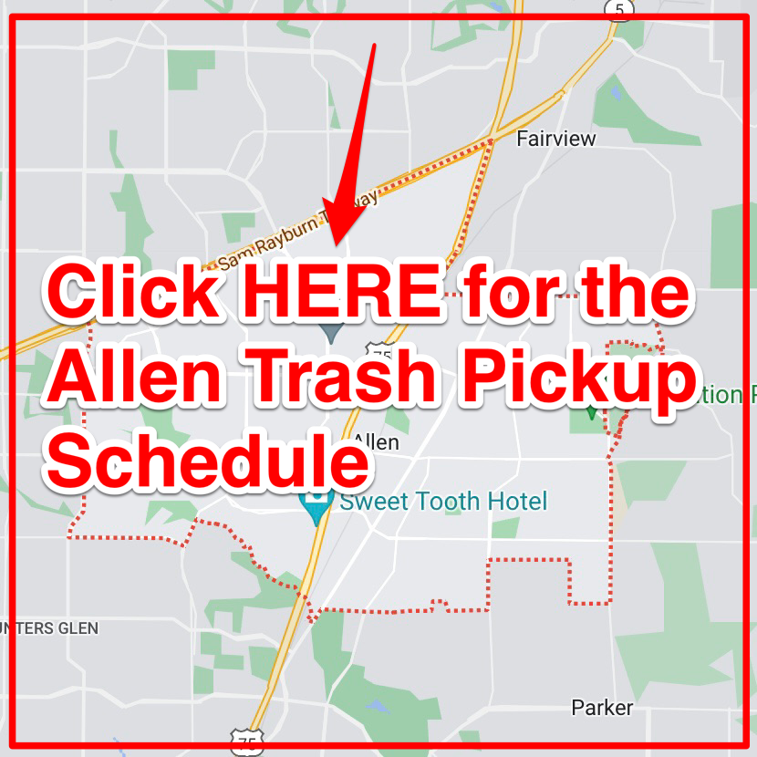 Allen Trash Pickup Schedule