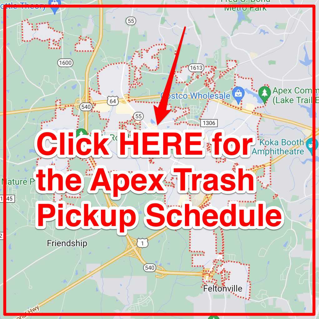 Apex Trash Pickup Schedule