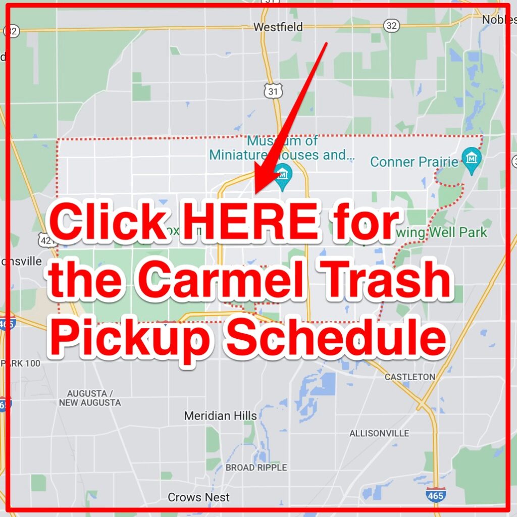 Carmel Trash Pickup Schedule