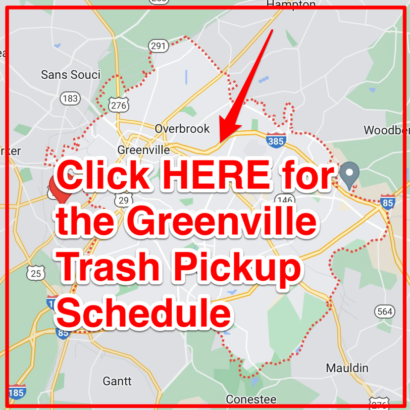 Greenville Trash Pickup Schedule