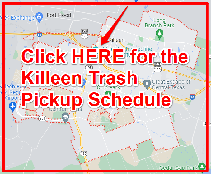 Killeen Trash Schedule 2023 (Bulk Pickup, Holidays, Maps)