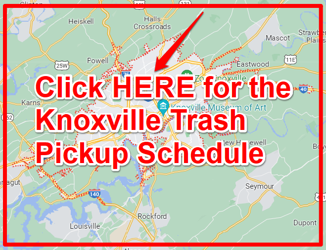 Knoxville Trash Pickup Schedule Map