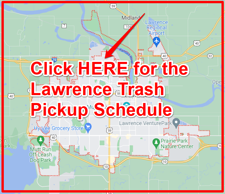 Lawrence Trash Pickup Schedule Map