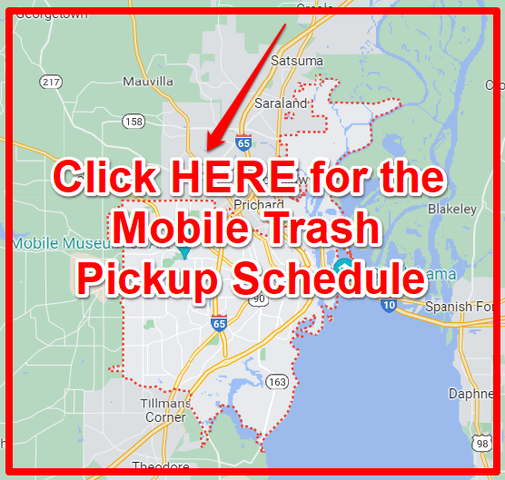 Mobile Trash Pickup Schedule Map