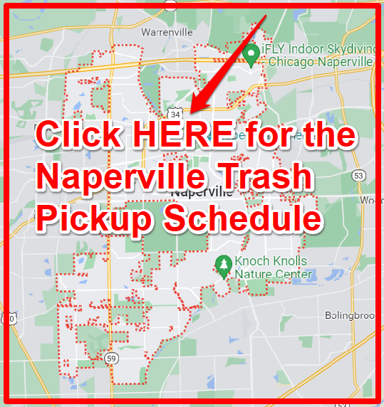 Naperville Trash Pickup Schedule Map