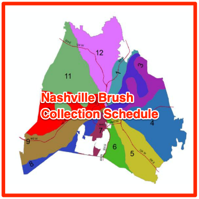 Nashville brush pickup schedule