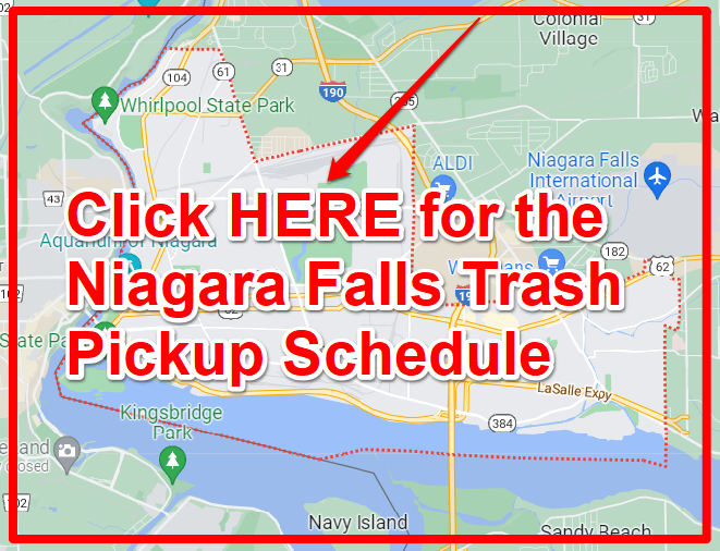 Niagara Falls Trash Pickup Schedule Map