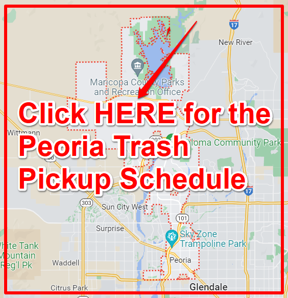 Peoria Trash Pickup Schedule Map