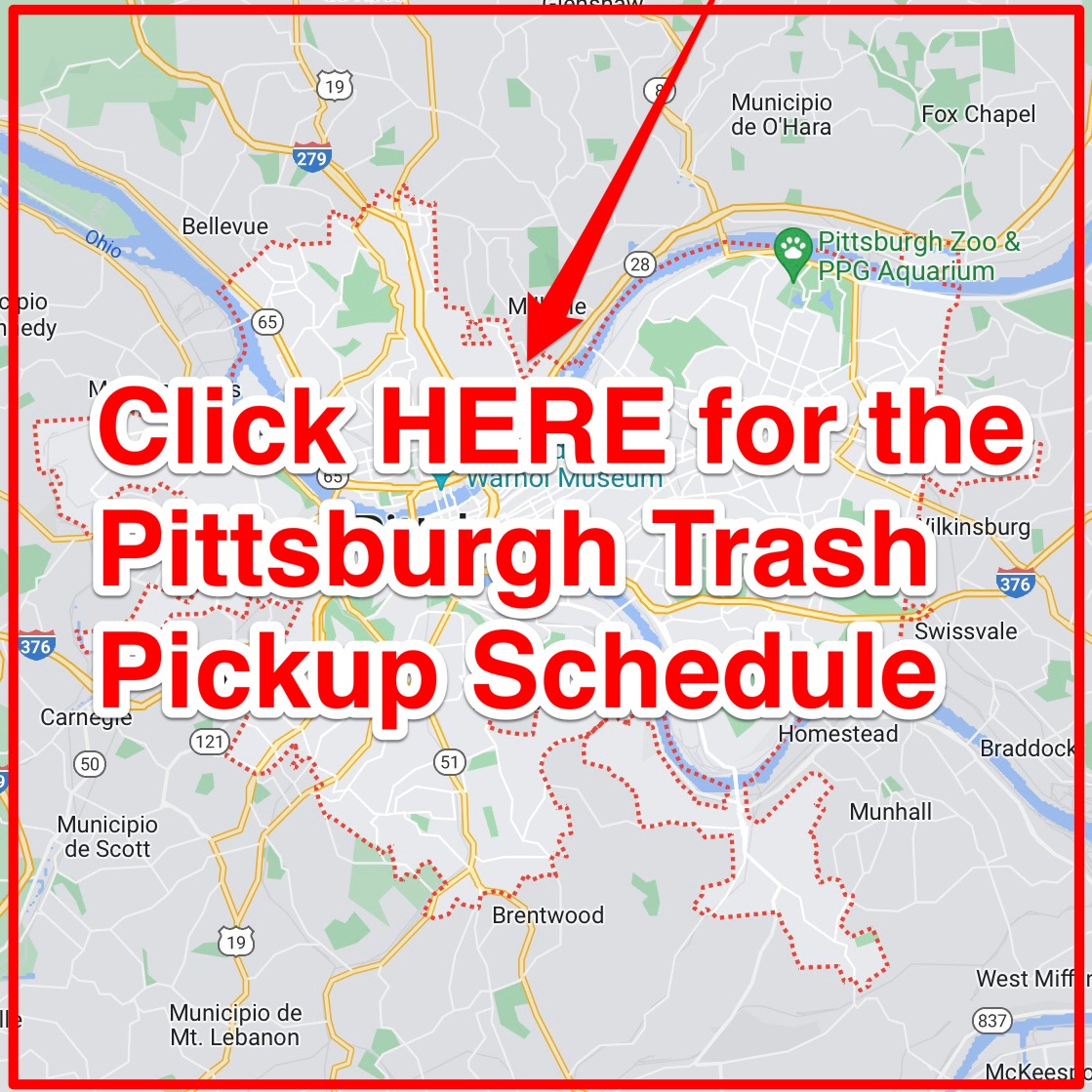 Pittsburgh Trash Schedule 2024 (Bulk Pickup, Holidays, Maps)
