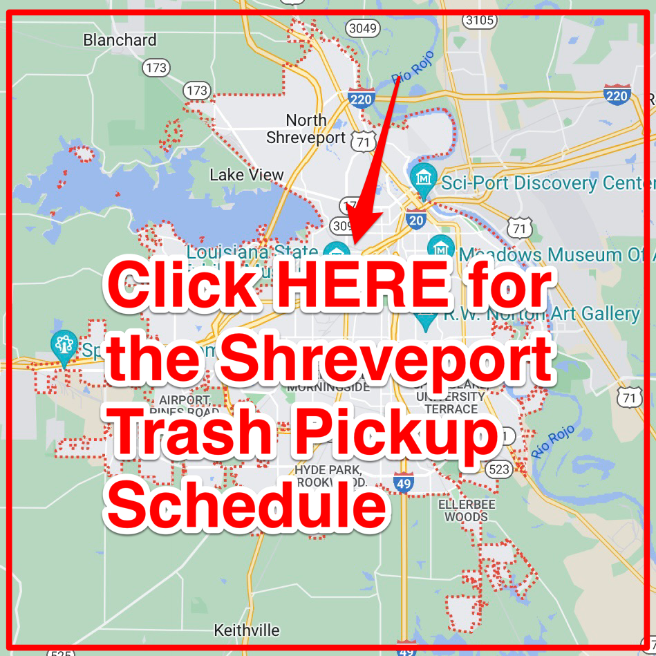 Shreveport Trash Pickup Schedule