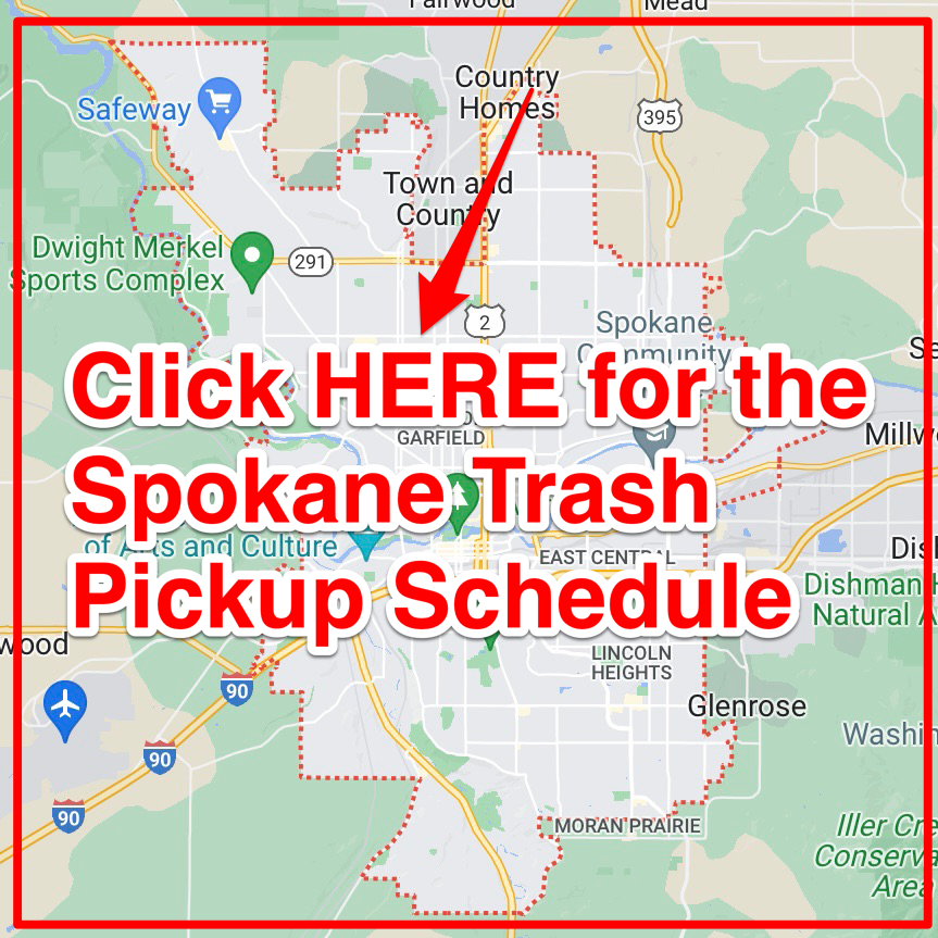 Spokane Garbage Schedule 2023 (Bulk Pickup, Holidays, Maps)