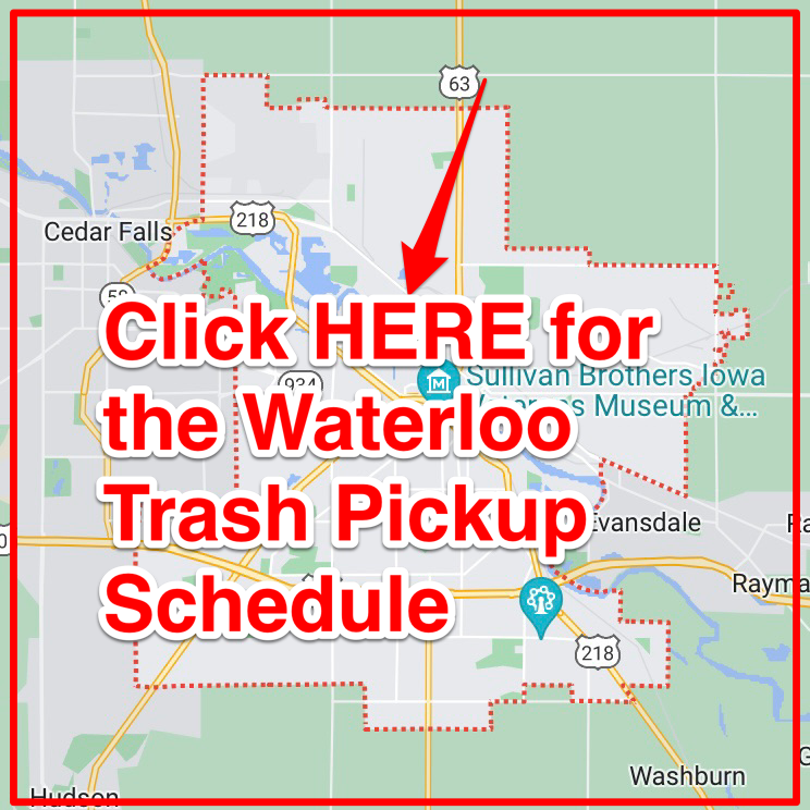 Waterloo Trash Pickup Schedule
