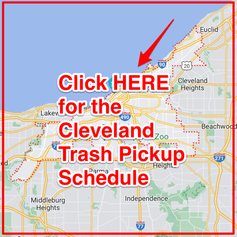 Cleveland Trash Schedule 2023 (Bulk Pickup, Holidays, Maps)