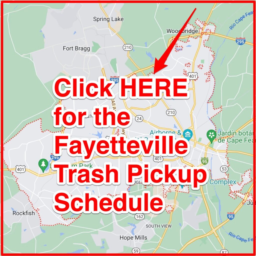 Fayetteville Trash Pickup Schedule
