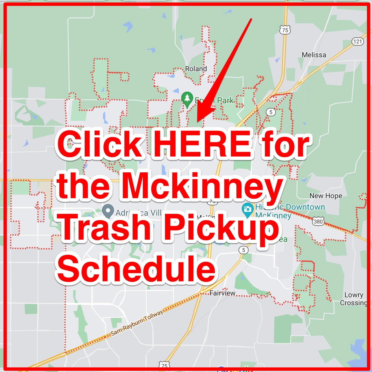 Mckinney Trash Schedule 2024 (Bulk Pickup, Holidays, Maps)