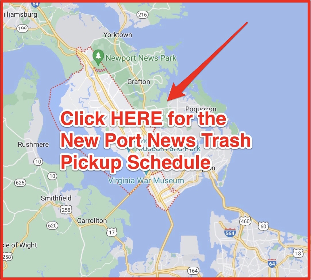 Newport News Trash Schedule 2023 Bulk Pickup Holidays Maps 