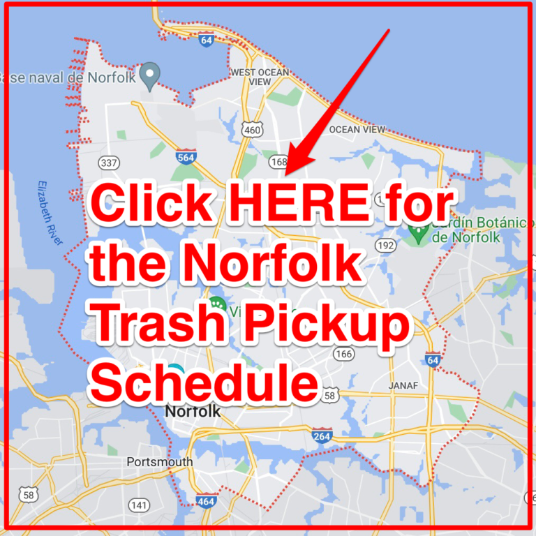 Norfolk Trash Schedule 2023 (Bulk Pickup, Holidays, Maps)