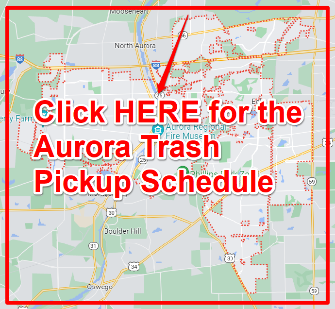 Aurora Trash Pickup Schedule Map