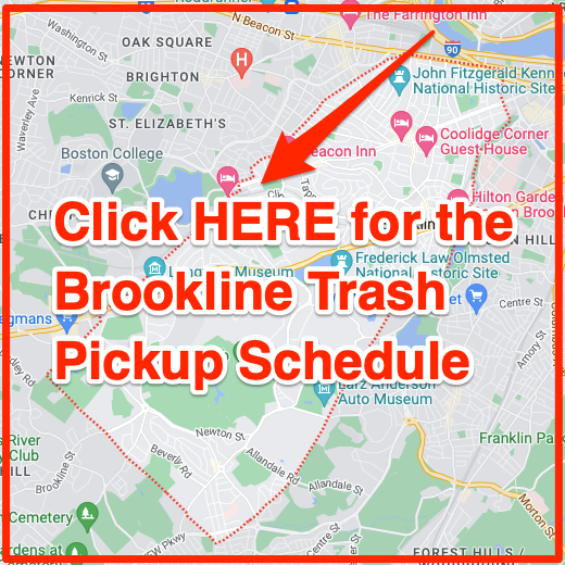 Brookline Trash Pickup Schedule Map