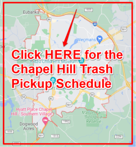 Chapel Hill Trash Schedule 2024 (Bulk Pickup, Holidays, Maps)