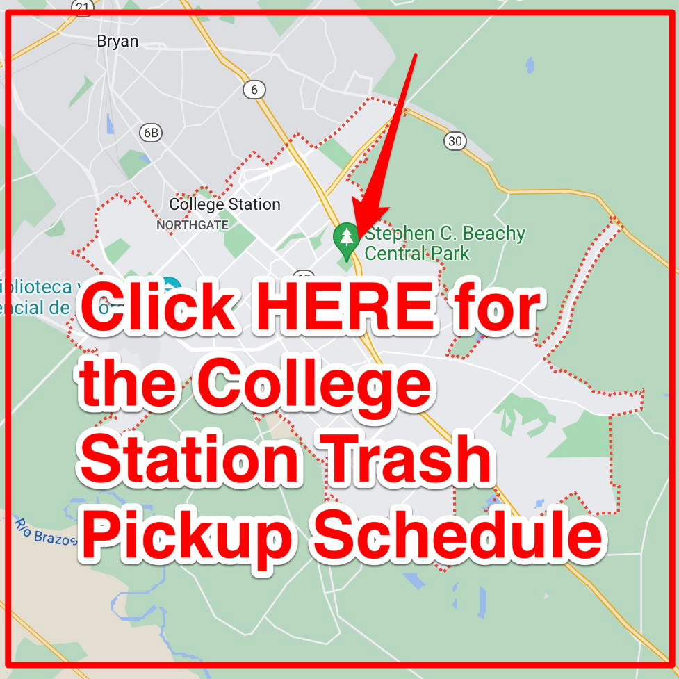 College Station Trash Pickup Schedule