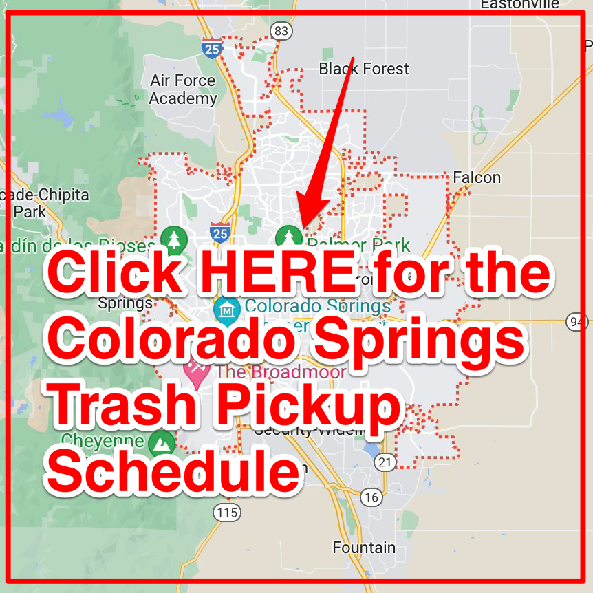 Colorado Springs Trash Pickup Schedule
