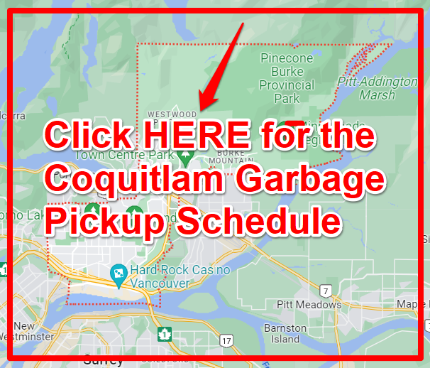 Coquitlam garbage pickup schedule map
