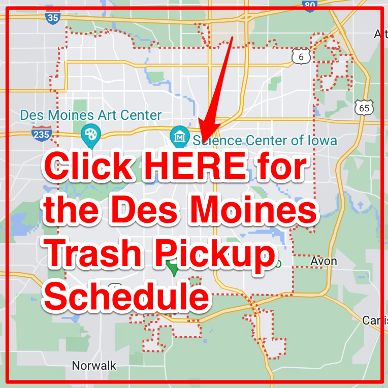 Des Moines Trash Pickup Schedule