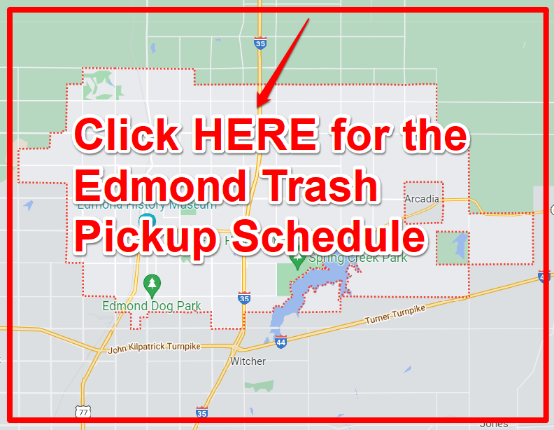 Edmond Trash Pickup Schedule Map