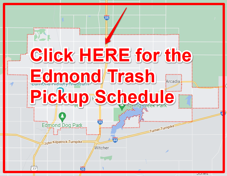 Edmond Trash Schedule 2023 (Bulk Pickup, Holidays, Maps)