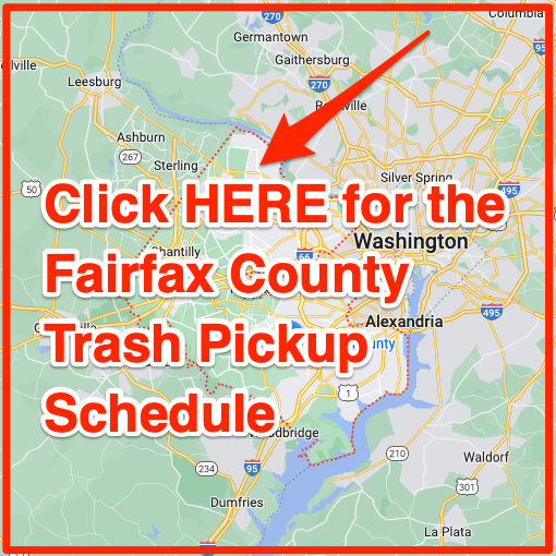 Fairfax County Trash Pickup Schedule Map
