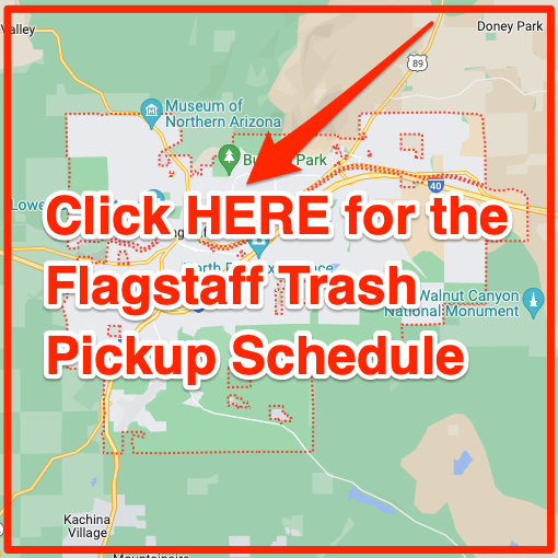 Flagstaff Trash Pickup Schedule Map