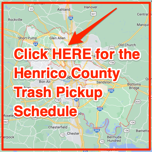 Henrico County Trash Pickup Schedule Map