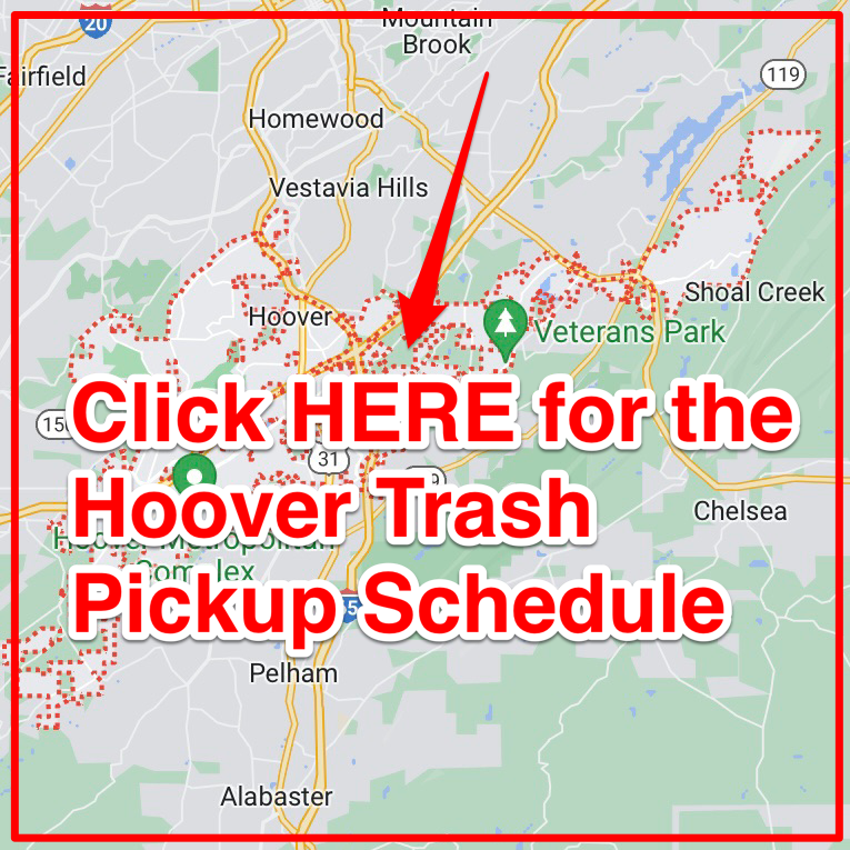 Hoover Trash Pickup Schedule